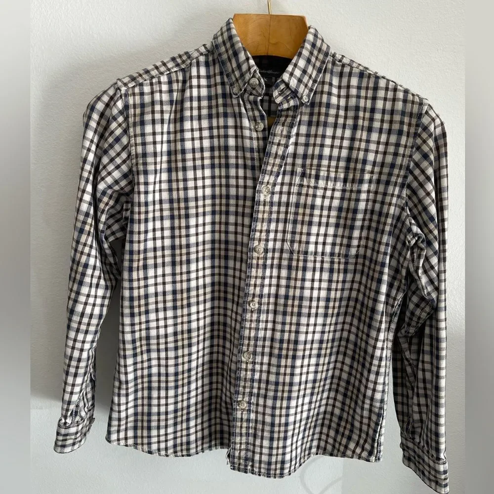 eddie bauer flannel shirt Bundle Of Two Classic Plaid mens Medium